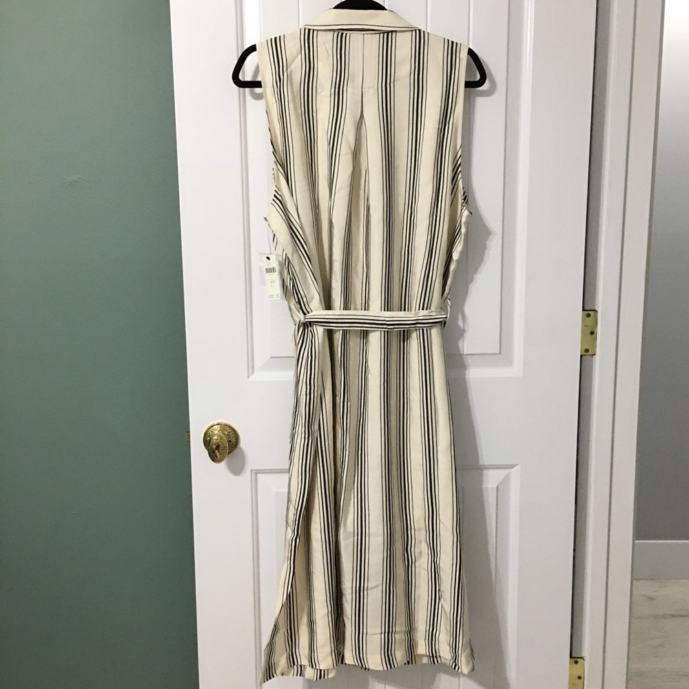 NWT Anthropologie Esther Striped Shirtdress - Picture 8 of 8